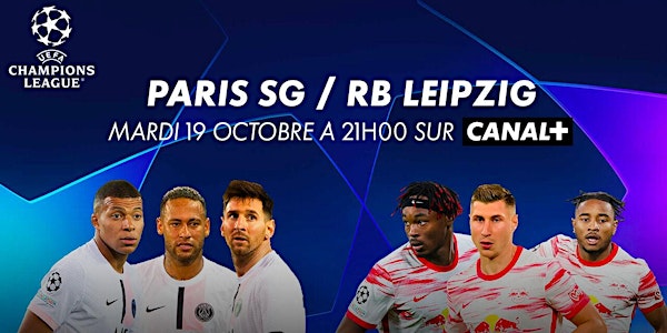 R.E.G.A.R.D.E.R/TV Paris-SG – RB Leipzig match e.n direct live 19 octobre 2