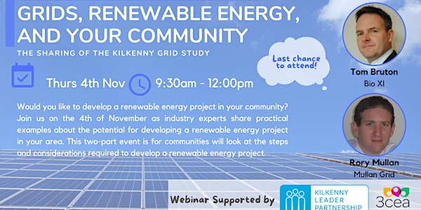 Grids, Renewable Energy & Your Community - The Kilkenny Grid Study
