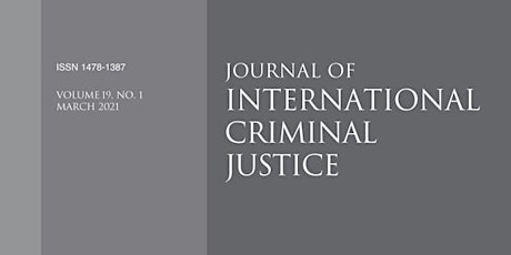 “Launch of JICJ Special Issue: New Technologies and the Investigation of In primary image