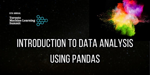 TMLS2021 Workshop: Introduction to Data Analysis Using Pandas