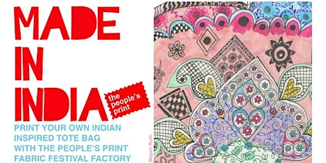 Print Your Own Fabric of India Bag! primary image