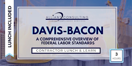 Davis-Bacon - Lunch & Learn Training tickets