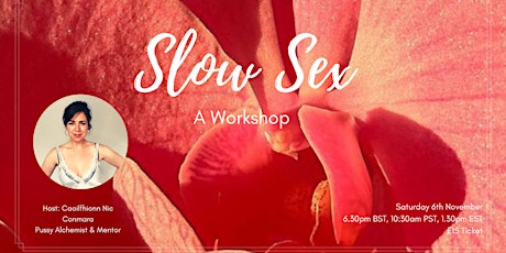 SLOW SEX: A WORKSHOP primary image