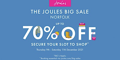 THE JOULES BIG SALE NORFOLK