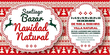 Imagen principal de Santiago Bazar  Navidad en Villa Natural Tomás Moro