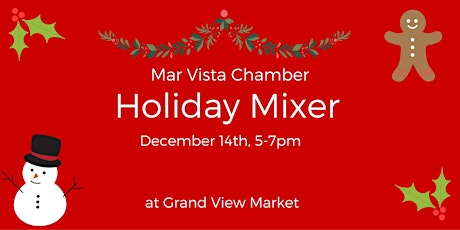 Mar Vista Chamber Holiday Mixer 2015 primary image