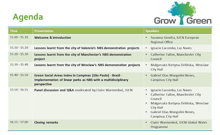Nature-based solutions implementation – Learning from the GrowGreen cities image