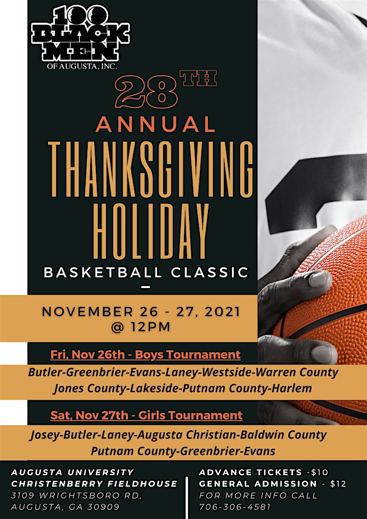 
		28th Annual Thanksgiving Holiday Basketball Classic image
