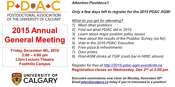 2015 PDAC ANNUAL GENERAL MEETING