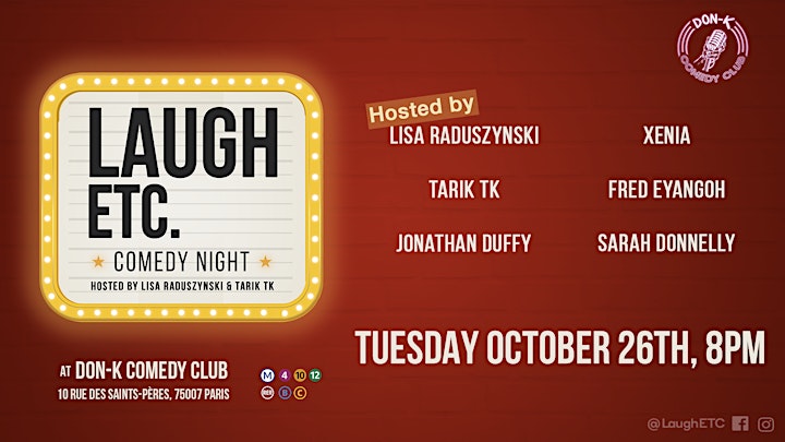
		Image pour Laugh ETC Comedy  Night - Season 4 Premiere 
