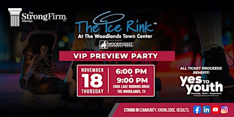 Exclusive VIP Preview Party - The Ice Rink at The Woodlands Town Center primary image