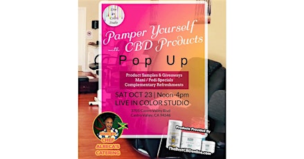Pamper Yourself POP UP (Free Refreshments, Product Samples) primary image