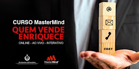 Imagem principal do evento AULA INAUGURAL - MasterMind  On-line Quem Vende Enriquece - AO VIVO