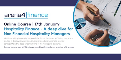 Hospitality Finance - A deep dive for Non Financial Hospitality Managers tickets