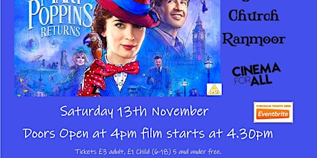 Ranmoor Rex (St John's Community Cinema) Mary Poppins Returns (PG) primary image