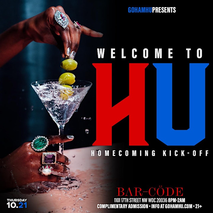 
		GoHamHU Presents WELCOME TO HU: Homecoming Kick-Off image
