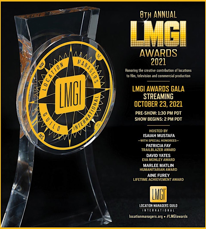 
		8th Annual Location Managers Guild International Awards image
