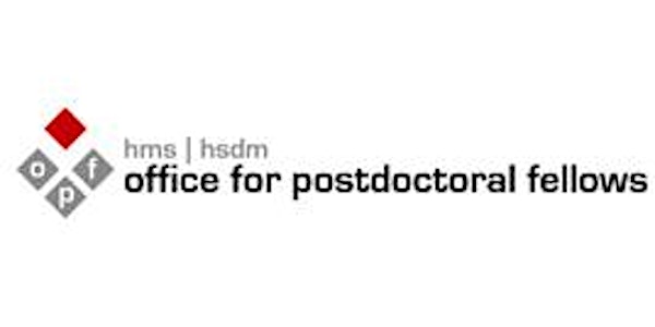 The Individual Development Plan: Maximizing Your Postdoc Training at HMS (11.9.16)