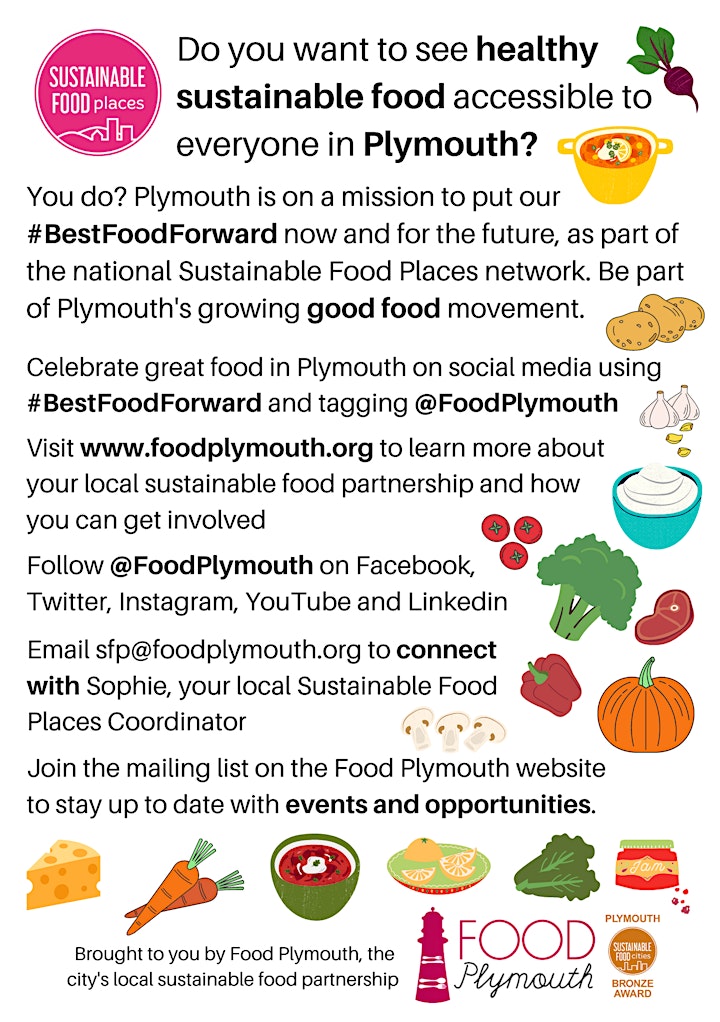 
		Stepping up as a Sustainable Food Place: #BestFoodForward for Plymouth image
