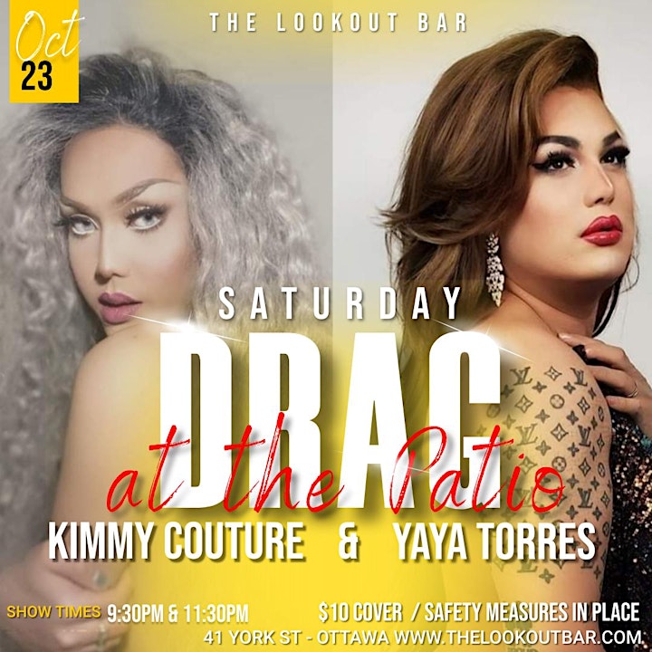 
		Saturday Night Drag - Kimmy Couture & Yaya Torres - 9:30pm image
