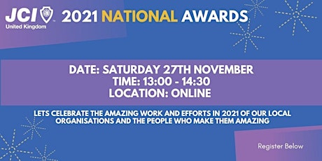 Hauptbild für JCI UK 2021 National Awards