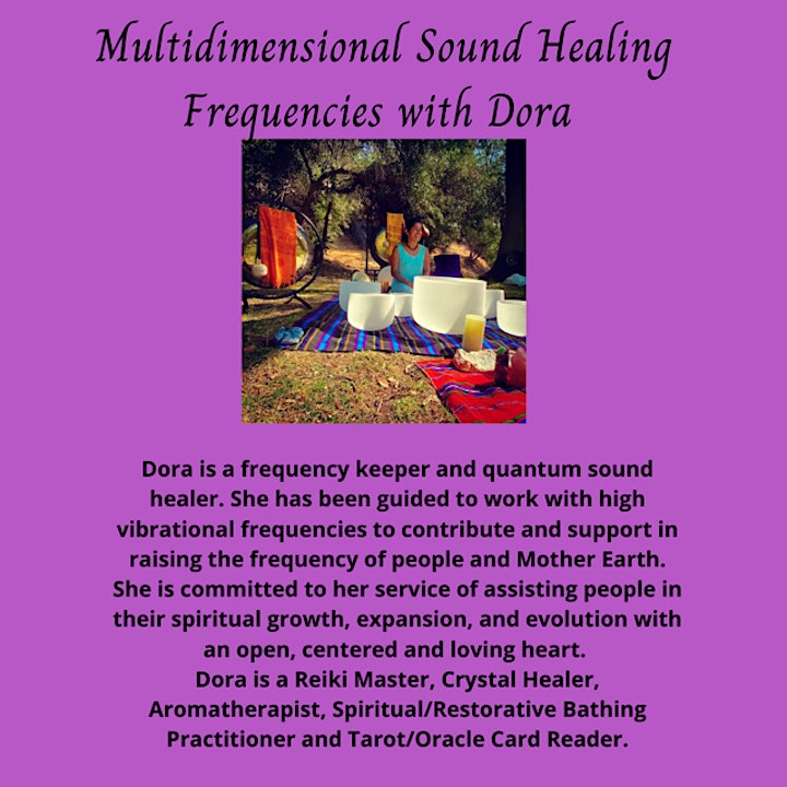 
		IN PERSON | Multidimensional Sound Healing Frequencies with Dora image
