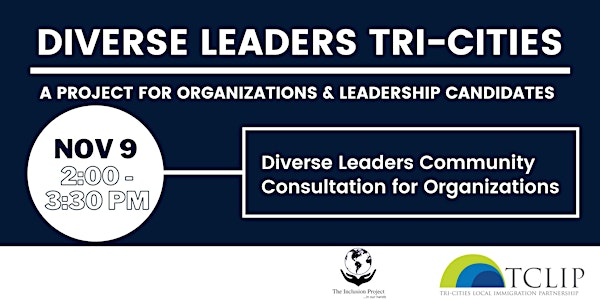 Diverse Leaders Tri-Cities  - Community Consultation for Organizations