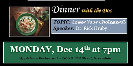 December Dinner With the Doc primary image