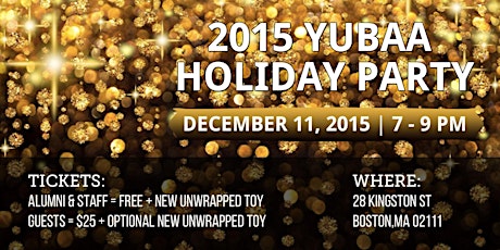 2015 YUBAA Holiday Party primary image