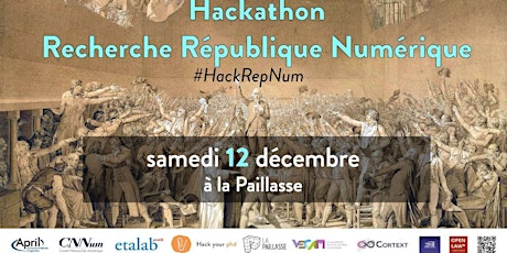 Hackathon Recherche République Numérique samedi 12 décembre