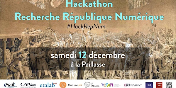 Hackathon Recherche République Numérique samedi 12 décembre