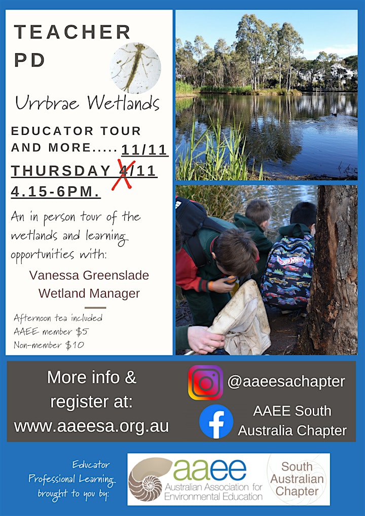 
		Professional Learning  at the Urrbrae Wetlands image
