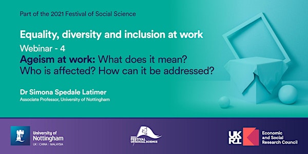 Equality, Diversity and Inclusion at Work: Webinar 4