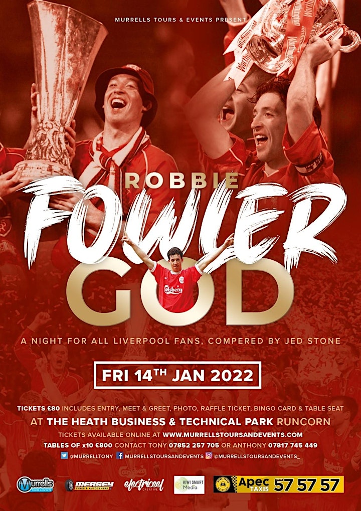 
		An Evening With.... ROBBIE FOWLER image
