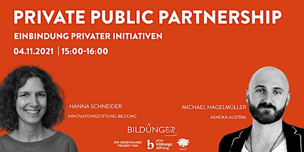Bildünger Webinar: Public Private Partnerships & Innovationsstiftung