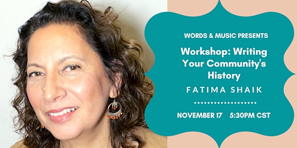 Workshop: Writing Your Community's History