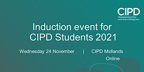 CIPD Midlands Student Induction 2021 primary image