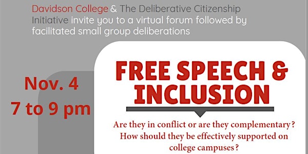 Free Speech & Inclusion Forum