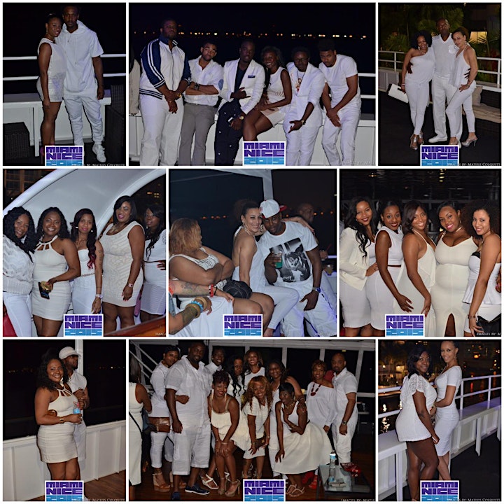 MIAMI NICE 2022 ANNUAL ALL WHITE BOAT RIDE JAZZ IN THE GARDENS WEEKEND image