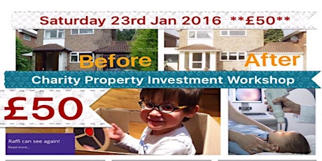 One day Property Investment Workshop - Property Search and Due Diligence - In aid of ‘The Retinal Children’s Fund’. primary image