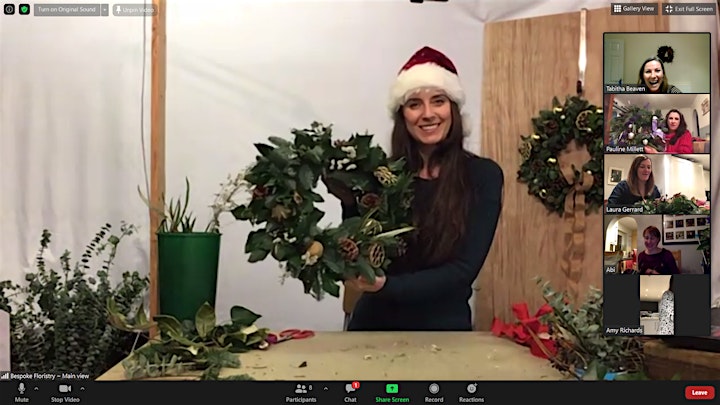 
		Luxury Fresh Christmas Wreath Workshop 2021 with Lisa image
