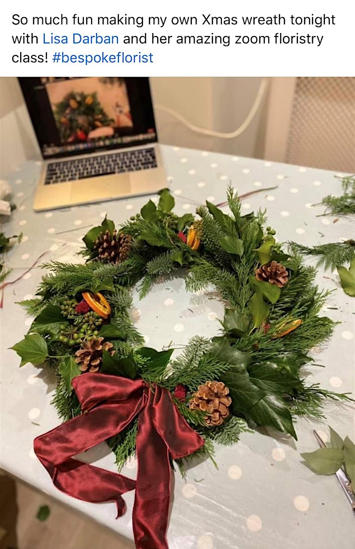 
		Luxury Fresh Christmas Wreath Workshop 2021 with Lisa image
