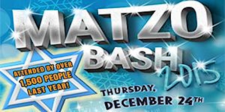 Matzo Bash 2015 | TICKETS WILL BE AVAILABLE AT THE DOOR