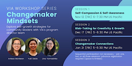 Changemaker Mindsets | Session 1: Self-Compassion & Self-Awareness primary image