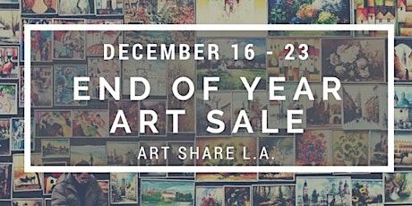End of Year Art Sale + Holiday Party primary image