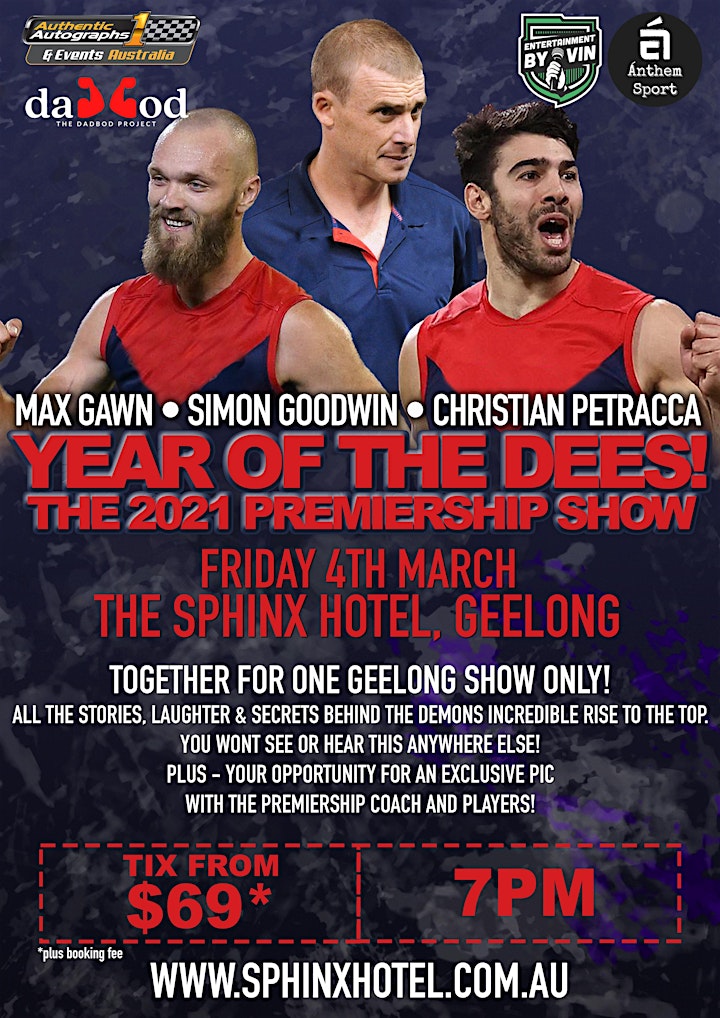 
		The 2021 Premiership Show feat Petracca, Goody and Gawn LIVE! image
