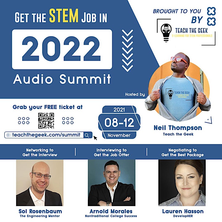 
		Get the STEM Job in 2022 audio summit image

