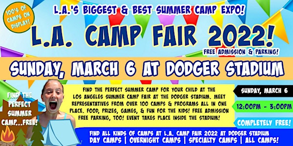 Los Angeles Camp Fair at Dodger Stadium