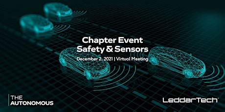 Primaire afbeelding van The Autonomous Chapter Event  | Safety & Sensors