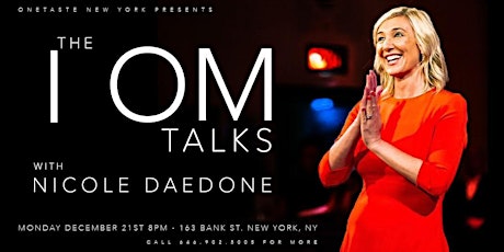 OneTaste NYC: The I OM Talks with Nicole Daedone primary image